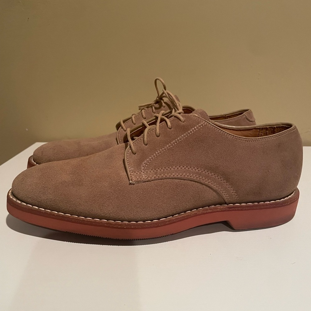 Brooks Brothers Brown Suede Oxford Shoes